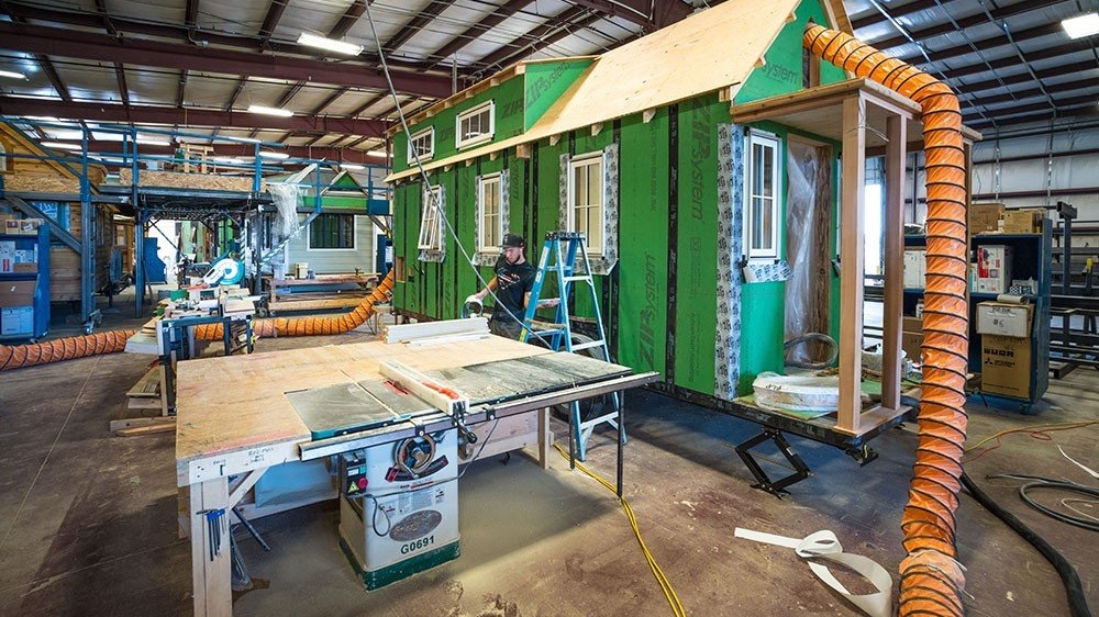 Monark ADU Design + Build construction team at work